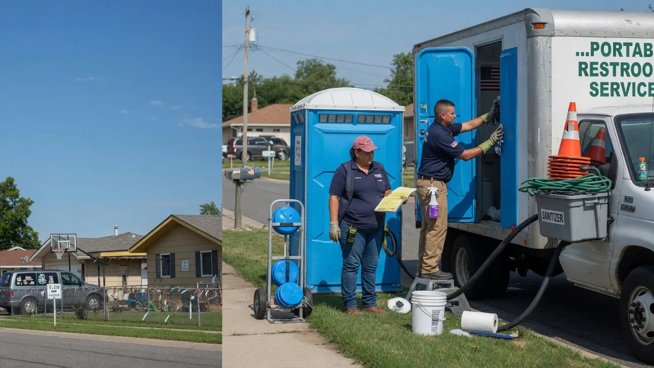 Portable Toilet Rental in Oakwood, IL near me